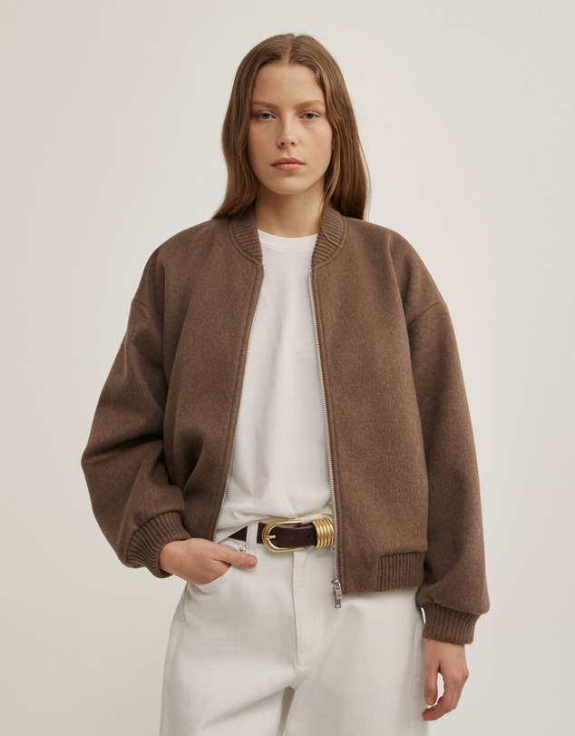 Witchery - Felted Zip Bomber Jacket