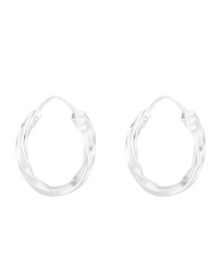 Lovisa - Sterling Silver Twist Hoop Earrings