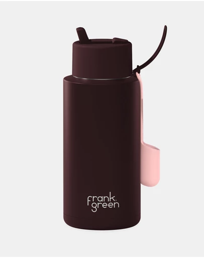 Frank Green - Lip & Sip Set - 34oz Ceramic Reusable Bottle + Lip Gloss Holder Blushed