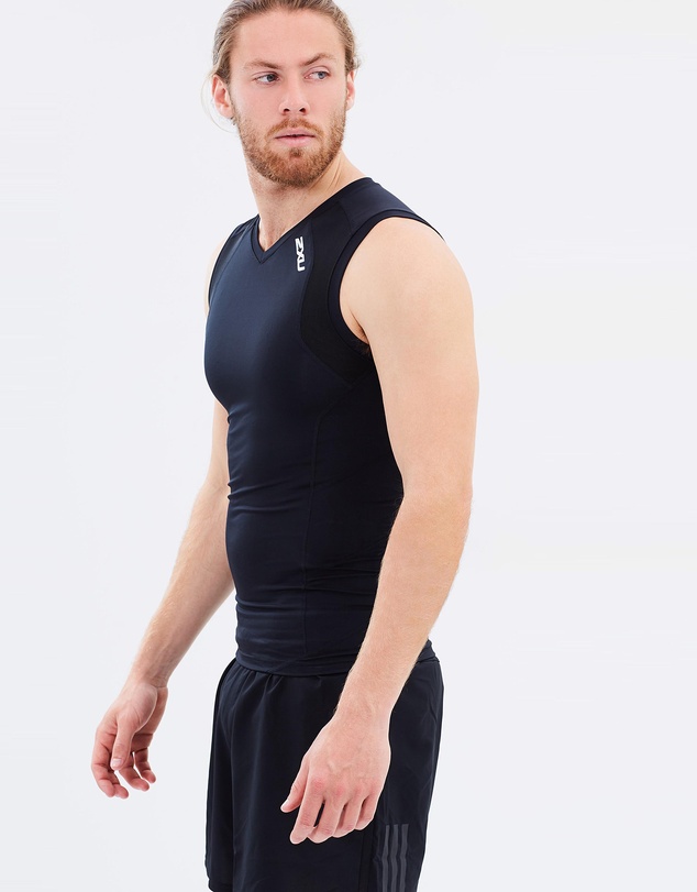 2XU - Men's Compression Sleeveless Top