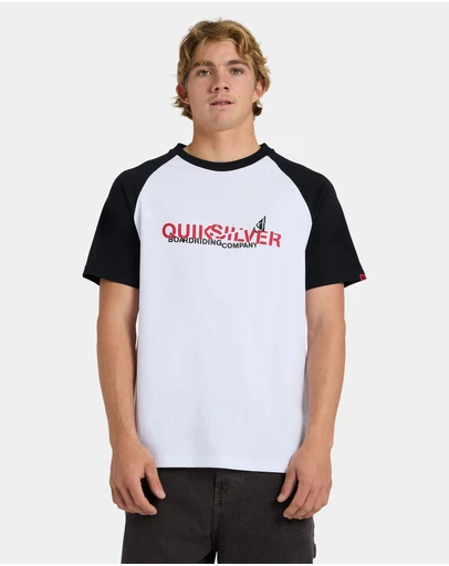 Quiksilver - Mens YG Split Raglan Oversized T-Shirt