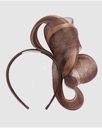 Fillies Collection - Bespoke Chocolate Racing Fascinator