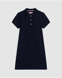 Tommy Hilfiger - Contrast Crew Neck Polo Dress - Kids