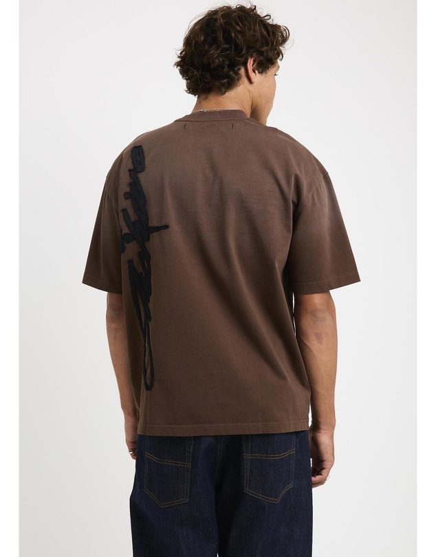 Black Noise White Rain - Cursive T-Shirt