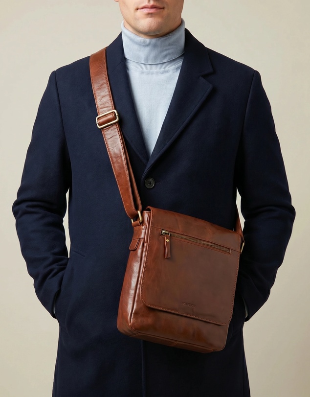 Cobb & Co - Kooyong Jr. RFID Leather Satchel
