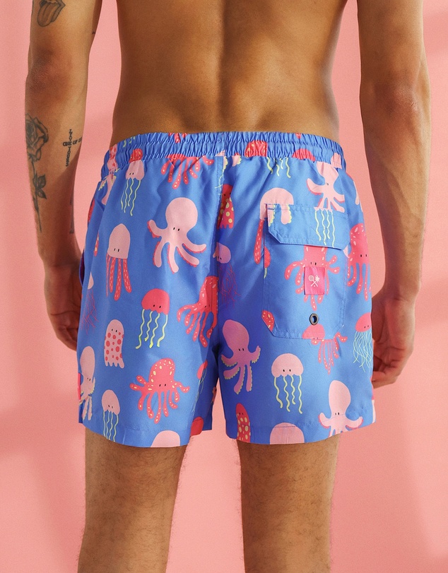 Skwosh - So Jelly Mens Swim Shorts in Royal Blue