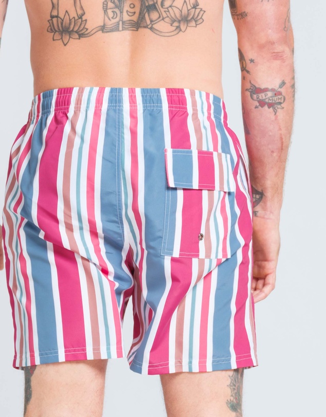 Vacancy Co - Candy Stripe Swim Short