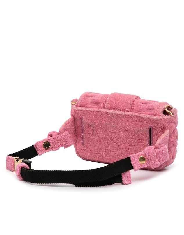 Pre-Loved by Azura Reborn - Pre-Loved Embossed Terry Cloth FF 1974 Convertible Belt Baguette