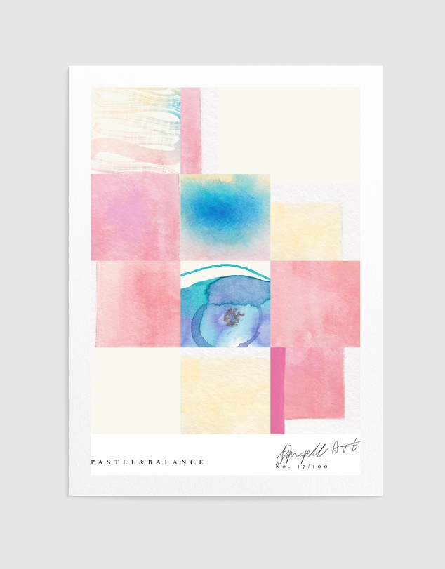 Olive et Oriel - Simple Artline No15 by Treechild Art Print
