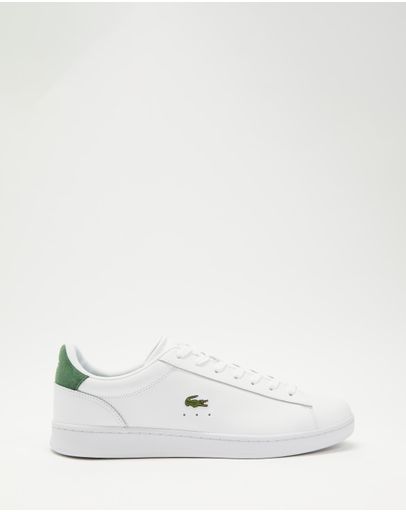 White & Dark Green