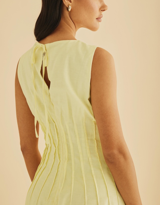 Atmos&Here - Anna Pintuck Shift Mini Dress