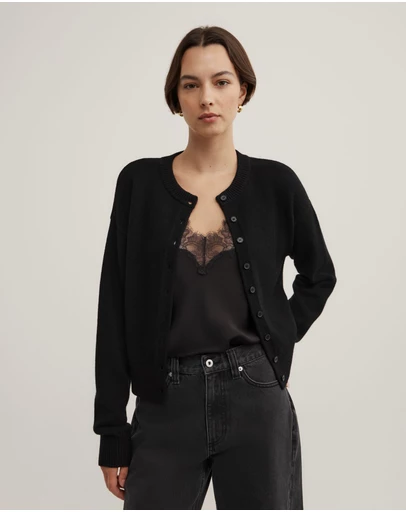 Witchery - Crew Neck Button Cardigan