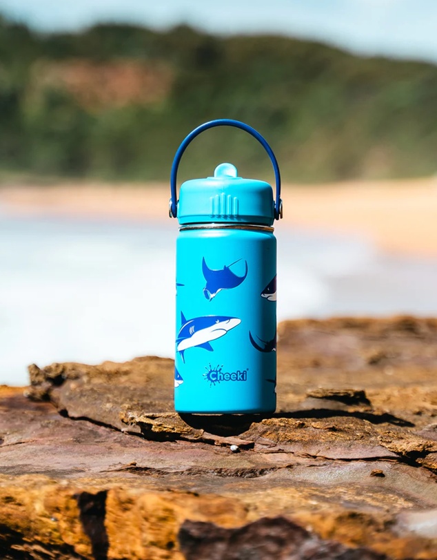 Tolu Australia - 400ml Insulated Kids Bottle With Sharks