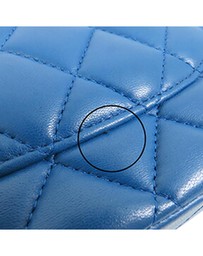 Pre-Loved by Azura Reborn - Pre-Loved Medium Classic Lambskin Rainbow Hardware Double Flap