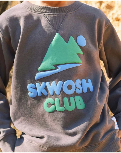 Skwosh - Kids Chunky Mountain Crew Neck Sweat