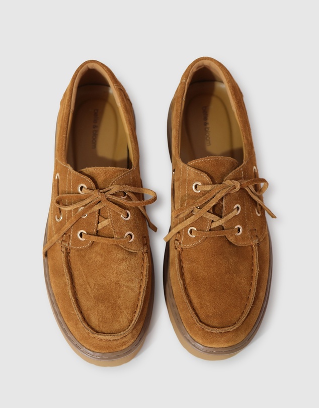 Belle & Bloom - Yachting Day Suede Boat Shoe