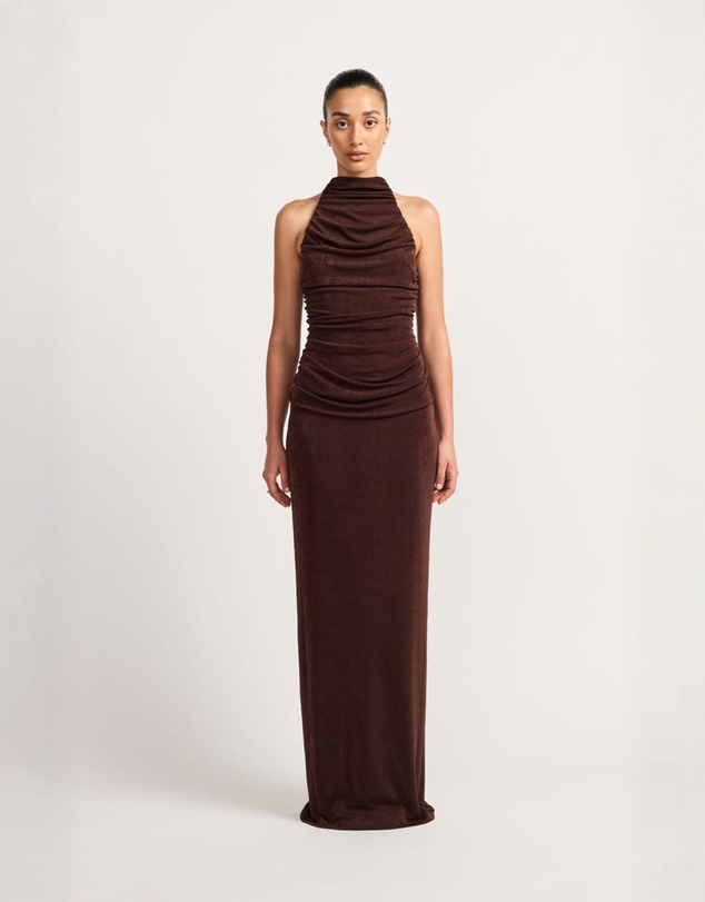 TOJHA - Aylesha Dress - Chocolate