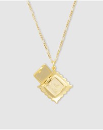 Wanderlust + Co - Ravioli Gold Necklace