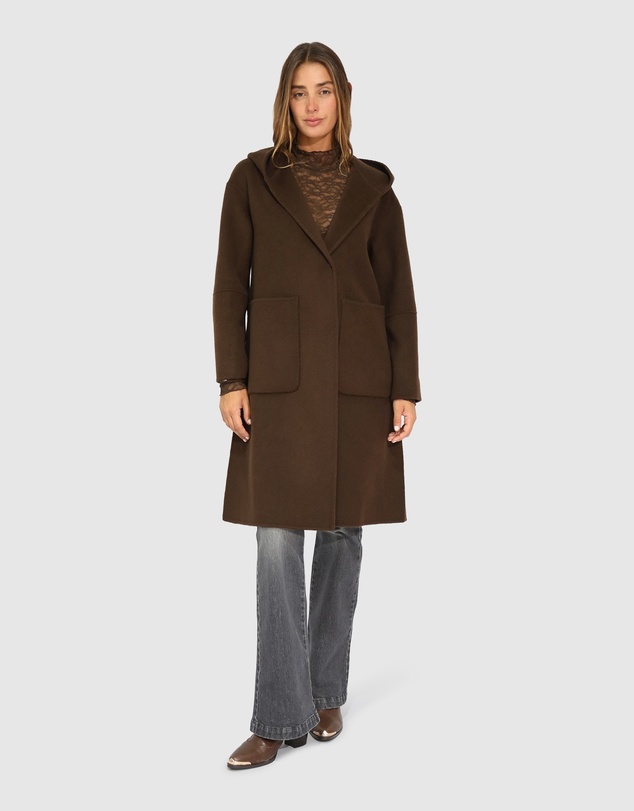 Belle & Bloom - Walk This Way Wool Blend Oversized Coat