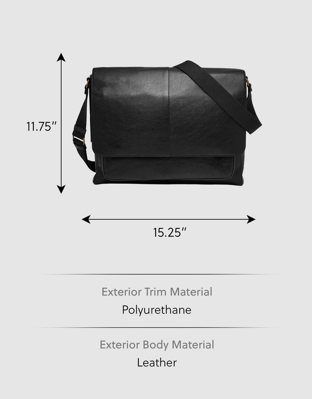 Fossil - Kayden Black Messenger