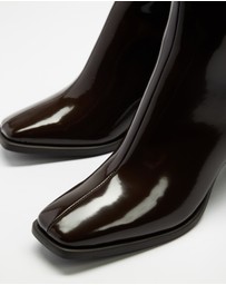 Dazie - Leonie Block Heel Ankle Boots
