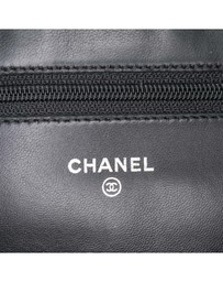 Pre-Loved by Azura Reborn - Pre-Loved Camellia Embossed Lambskin Wallet On Chain