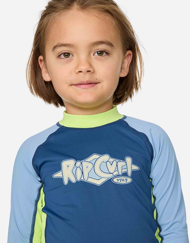 Rip Curl - Ride The Wave UPF Long Sleeve Rash Vest - Kids
