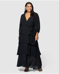 Pink Dusk by Curve Project - Temptress Maxi Dress