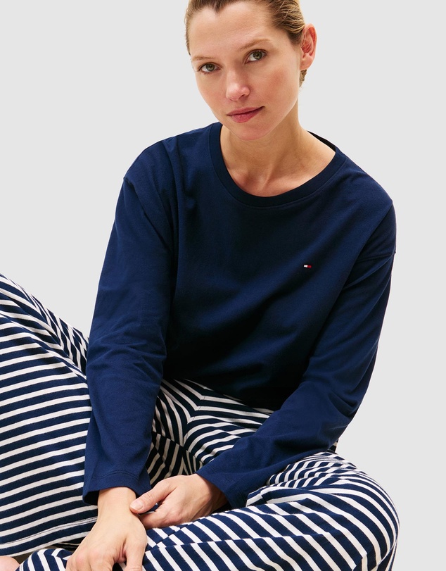 Tommy Hilfiger - Essential Jersey Long Sleeve Pyjama Set