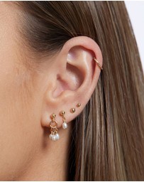 Alana Maria - Mila Freshwater Pearl Earrings - Gold