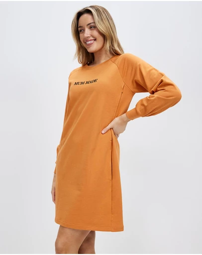 OMM Label - Mum-made Nursing Sweatshirt Dress