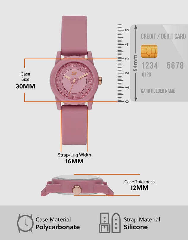 Skechers - Rosencrans Pink Analogue Watch