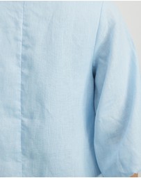 AERE - Eloise Linen Mini Shift Dress