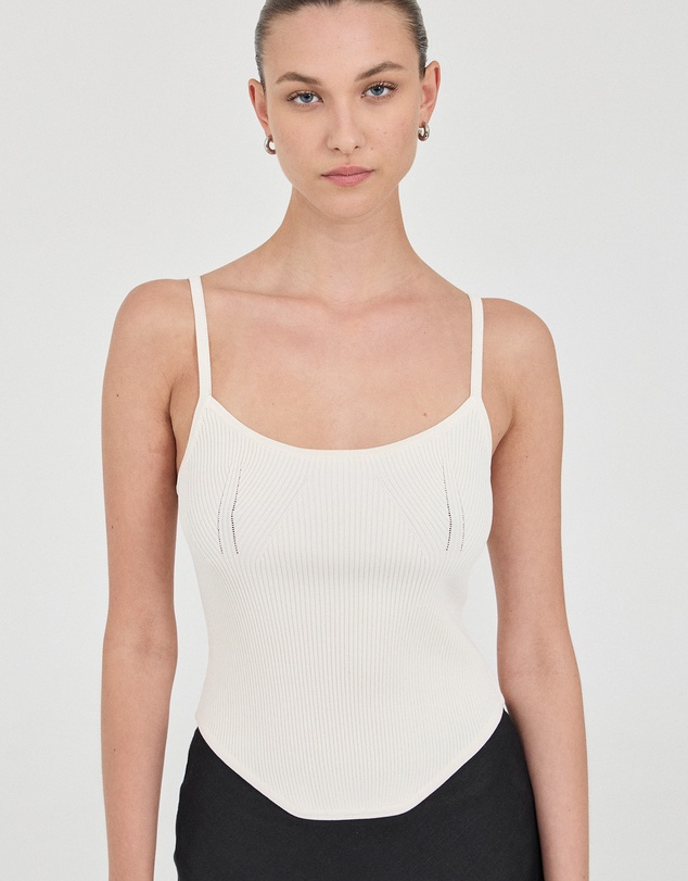 FRIEND of AUDREY - Oslo Crepe Knit Top