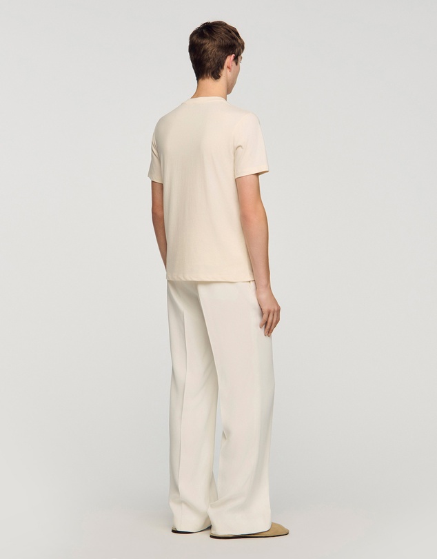 Sandro - Crochet Flower Tee Shirt
