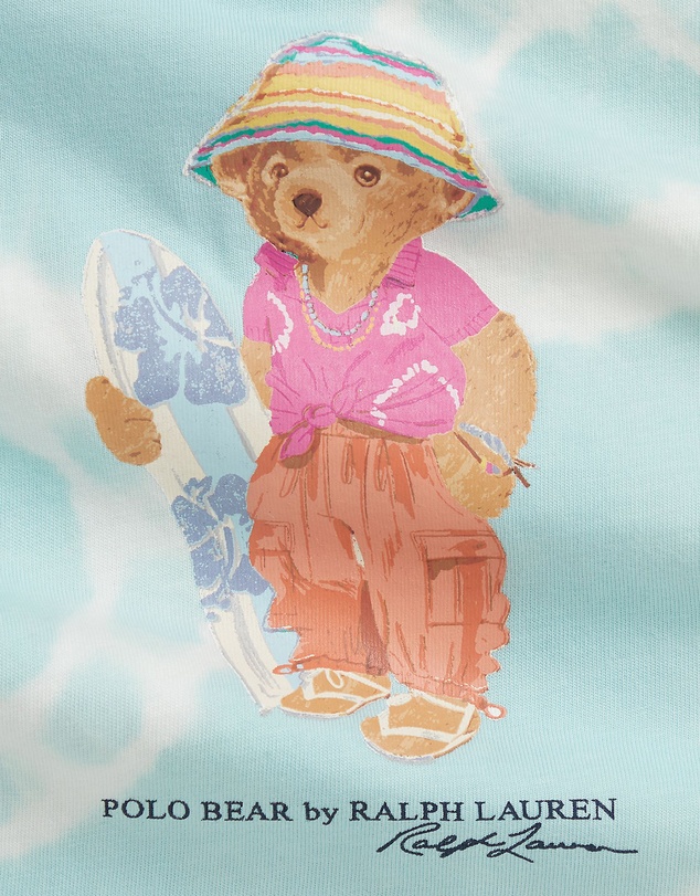 Polo Ralph Lauren - Tie-Dye Polo Bear Cotton Dress & Bloomers Set - Babies