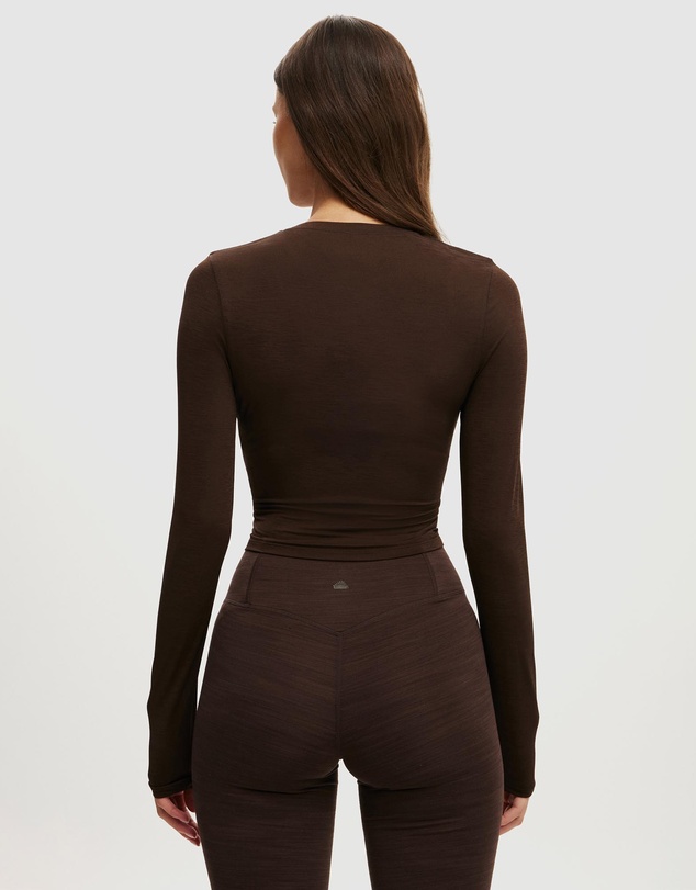Cotton On Body Active - Active Ruched Front LS Top