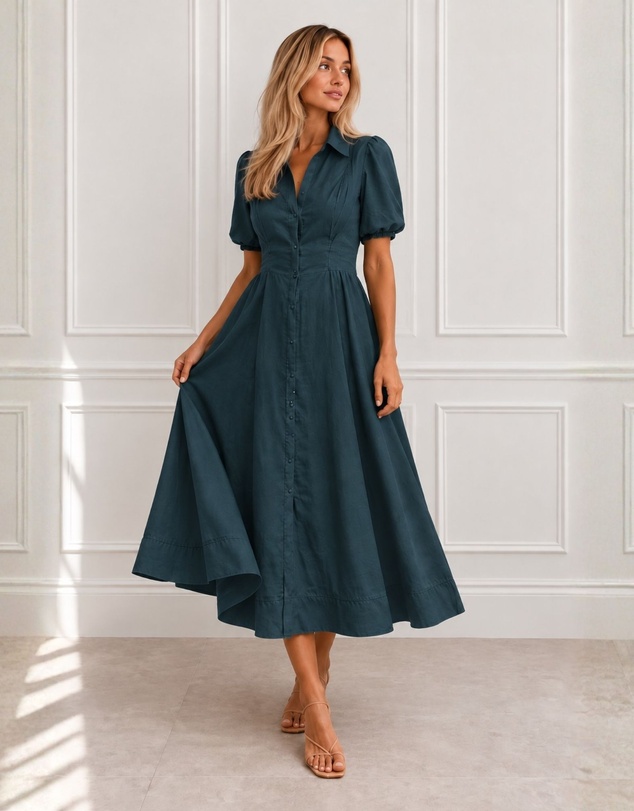 Esther & Co - Neriessa Dress - Shadow Pines