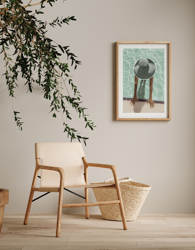 Olive et Oriel - Pool Time Art Print
