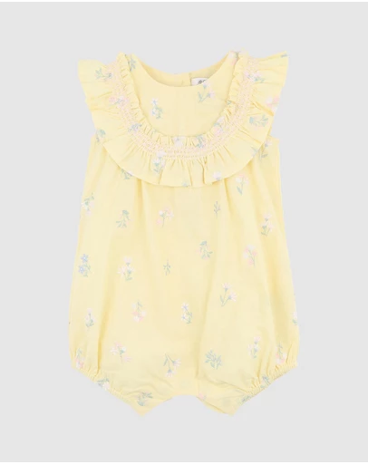 Bebe by Minihaha - Bonnie Embroidered Romper - Babies