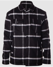 Fallen Footwear - Mens Lamb Jacket Black