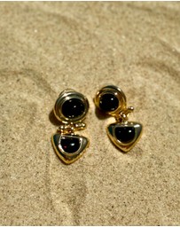Chuchka - Deco Earrings Black