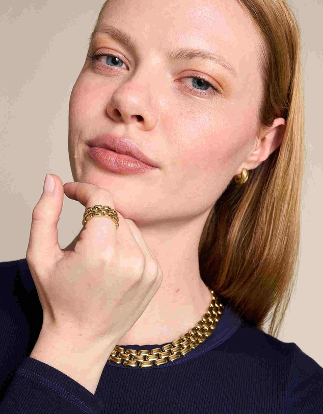 Fossil - Arden Gold Tone Ring