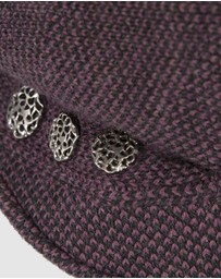 Max Alexander - European Made Wine Wool Beret Cap