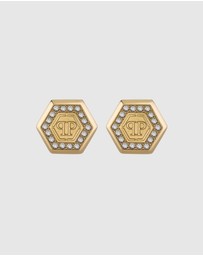Philipp Plein - PLEIN LEGACY Gold-Tone Earrings