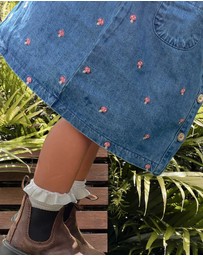 Purebaby - Embroidered Pinnie -Kids-Babies