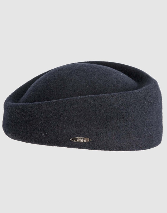 Max Alexander - Felt Dark Navy Pillbox Hat