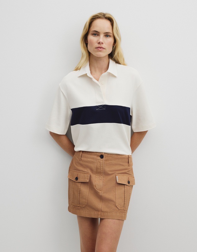 Country Road - Australian Cotton Short Sleeve Workwear Block Rugby Polo