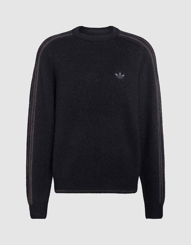 adidas Originals - 3 Stripes Fluffy Knit Crew