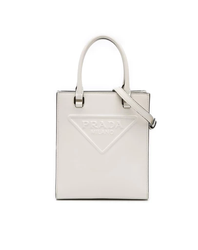 Pre-Loved by Azura Reborn - Pre-Loved Mini Soft Calf Logo Drill Satchel